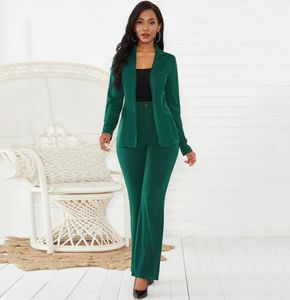 Two Piece Dress Missufe Fall Fashion Women Set Elegant Blazers And Slim Pants 2 Sets Suit Winter Office Ladies Sexy Woman Outfits5107722