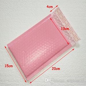 Espaço utilizável Pink Poly Bubble Mailer Gift Envelopes Slowd Auto -Sealing Packing Bag Factory 8226224