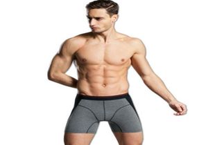 Mens Solid Breathable Underwear Elastic Wear Youth Loose Boxer Long Front Opening Movement Slim Boxer Cotton Qualtity Trend Size M8975416