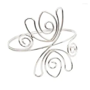 Bangle Brand Ring Fashion Trend Indian Trend retro Ajusta ajustável Pulseira espiral de abertura dupla