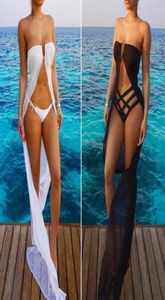 Chiffon Beach Cover Up Sarong Wrap Pareo Dress Swimsuit Beach Cardigan Feminino Swim Suit Printed Bathing Suit Cover Ups Pareo Bea1737751