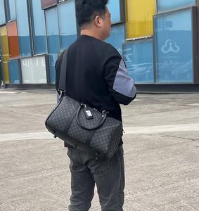 Duffel Çantalar Seyahat Çantası Kadın Omuz Pu Deri Kalitesi Sıradan Çanta Çift Fermuar Genişleme Büyük Kadın Moda Bagaj