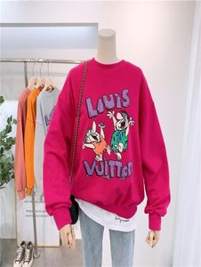 Graphic Cotton Sweatshirt Women Streetwear Korean Ulzzang Loose Casual Hoodie Femme Funny Cartoon Print Cosy Coat Teens Y2009158335371