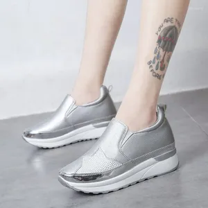 Casual Shoes Comemore Comfort Creepers Bling Loafers Silver Platform Sneakers Woman Rhinestone Women Flats Lazy Ladies Zapatos de Mujer