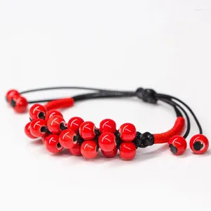 Strand feminina de cerâmica feminina Made Bracelets Diy Artware Retro Bracelet for Woman Girl Gift Fashion Jewellery Wholesale #5194