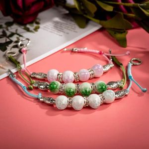 Strand Mori Girl Handmade Gift Ceramic Beads Bracelets DIY Artware Retro Jewelery For Women Armband Wholesale Items #XN282