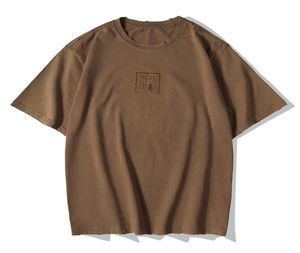 Drukuj tshirts hip hop swobodny mężczyzna chińska postać TEES Summer vintage małpa król haft brązowy Tshirt1484719