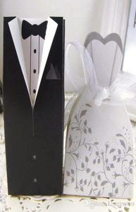 100 pezzi da 100 pezzi da 50 pagine Bride and Groom Boxies Wedding Boxes Bowelry Boxes Gift9849881