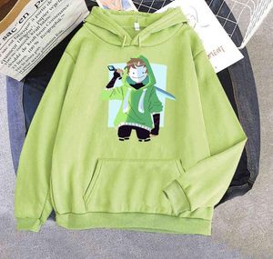 Sonho smp capuz masculino cartoon engraçado garoto verde meninos pegam o padrão de espada Sorto unissex harajuku tops de pulôver casual g101967942223