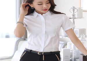 Fase di moda coreana Shirt abbottonate Shirt Elegant Women Cotton Bluses Woman White Shirts Blusas Mujer de Moda Women Tops 2202257171114