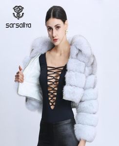 Furia naturale femminile inverno giacche in pelliccia vera femmina cappotti autentici con colletto giacca pelosa pelosa sovradimension oversize calda spessa 3141565