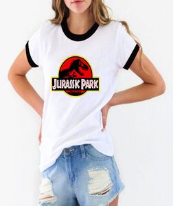 Jurassic Park 3D Print T -Shirt Frauen lustig Harajuku weibliche T -Shirt Hipster Cool White T -Shirt Kurzarm Tops Tees Y19077988731