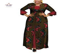 Vestidos African African Sukienki dla kobiet 2019 Dashiki Elegancka sukienka imprezowa plus rozmiar Srapless Tradycyjne afrykańskie ubranie WY38808385599