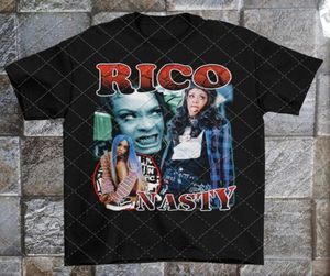 Men039s Tshirts Rico Nasty camiseta Hip Hop Rap Vintage 90S Retro 90 camisa