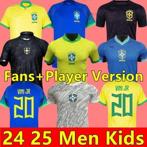 Fotbollströjor Brasil fotbollströjor Brasilier retro skjortor Casemiro Vini Jr Richarlison Pele 1998 2002 Carlos Romario Ronaldinho Camisa de Futebol 1994 1970 9193 R