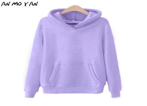 Autumn Purple Warm Women039s Bluza moda solidna kolor zimowy polar topy z kapturem 2012163112863