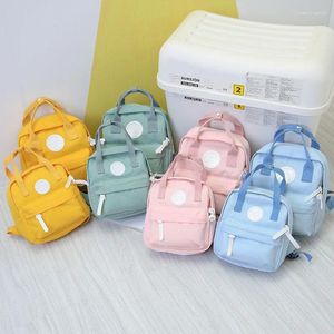 Backpack Mini Parent-Child Simple Canvas Mommy Bag School Women's Small Female Satchel Diaper Baby