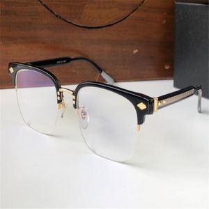 Ny modedesign Square Half Frame Optical Glasses Neeners Enkel och generös stil mångsidig form med låda kan göra receptbelagda len 2601