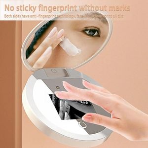 UV Camera Visualize Facial Sunscreen Makeup Mirror With Lights For Handheld LED Light Cosmetic Make Up 240509