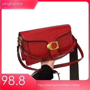Tabby ramię ping torba messenger crossbody designerskie torby dla kobiet torebki modowe torebki najwyższej jakości stały kolor z łańcuchową torbą modową s