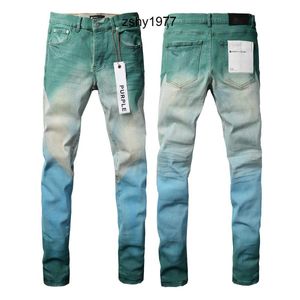 Purple Brand Jeans American High Street Heavy Industry Spray Spray Pu, грейент Pu, 9047