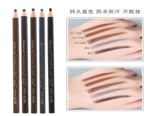 12 Vattentäta ögonbrynspennor Enhancer Makeup Eyeshadow Pencil Pen Permanent Eye Liner Brow Pencils Paint Make Up Cosmetic Tool7921497