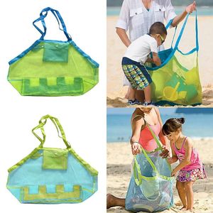 Duffel Bags Travel Organizer Mesh Bag infantil de areia de areia para crianças de armazenamento Nada de nada de grande praia para toalhas composição cosmética