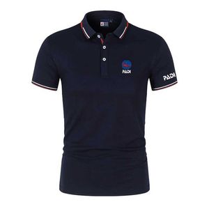 Men's T-Shirts 2024 Spring/Summer Outdoor Leisure Polo Shirt PADI Outdoor Sports Work Leisure Short Sleeve Breathable Comfortable Polo Top Q240517