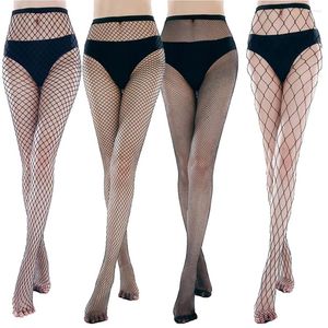 Kvinnors strumpor 3/5st Fishnet Set Sexiga kvinnors långa lår strumpbyxor Tights Kvinnliga sommarbenstrumpa