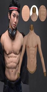 MEN039S Shapers do corpo, modelagem de roupas de verão Muscular de silicone flexível Tóra
