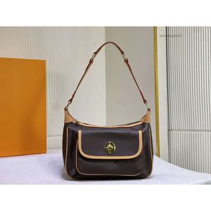 2024 High quality designer womens shoulder bag leather crossbody bag luxury handbags hobo chain tote bag classics messenger bags purse saddle bags M40077