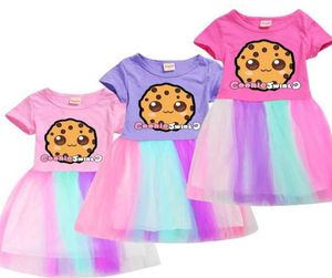 Abiti da ragazza per bambini in costume da principessa cotone cookie vort cidici abiti per ragazze biscottiwirlc adolescenti abiti estivi 10 12 Q9587982