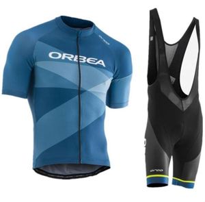 2020 남자 사이클링 저지 세트 2020 Orbea Pro 팀 남자 짧은 슬리브 산악 의류 자전거 스포츠웨어 유니폼 ropa ciclis3301960
