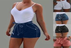Nya jeans kvinnor sommar kort jeans mager smala denim kvinnliga fickor tvätt denim shorts byxor mujer s104262260