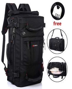 40L Large Multifunctional Travel Backpack Latop handbag Knapsack Hiking Camping schoolbag Waterproof Laptop school bag9986655