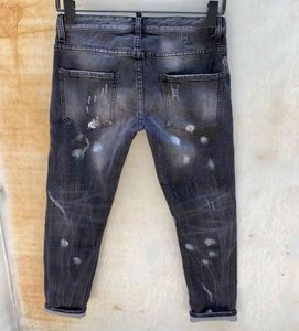 Herrendesigner Jeans Jeans Jean Black Ripped Hosen Posen Hommes Männer I Italien Modemarke Biker Motorrad Rock Revival Jeans High Q6094216