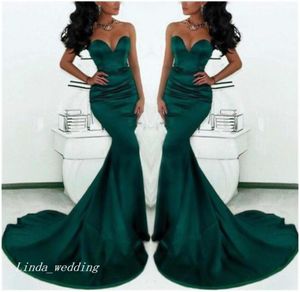 Emerald Green Long Prom Dress Sexy Mermaid Women Pageant Wear Special Occasion Dress Evening Party Gown2344711