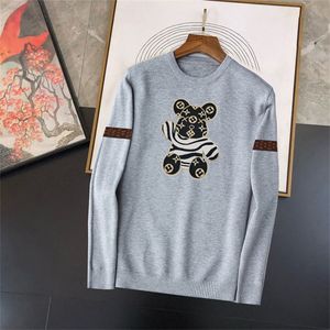 tröja hoodie mäns designer allover brev kvalitet tekniska fleeces tröjor tryckt otton stickade crewneck män kvinnor brev