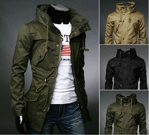 Fall-New 201 201 Autumn Winter Alta qualidade Moda masculina Casaco de trincheira xxxl Men Long Coat Jacket Winter Man Long Casat Outdoor Overcoat1148094