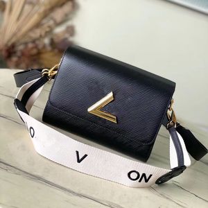 10A hochwertige Lambskin Designer Mini -Klappbeutel Luxus Frauenkette 23 cm echte Leder -Umhängetaschen Brieftasche mit Kasten#78879