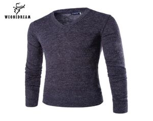 Whole 2017 uomini pullover uomini men039s maglione di moda solido marca di moda vneck slim fit maniche lunghe uomini maglioni sciolti p8429440