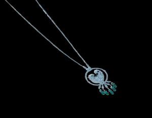 Hezekiah luxury parrot necklace High quality luxury ladies necklace Dance party Ladies and ladies Temperament Inlaid with AAA zirc6913653