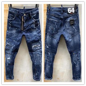 new brand of fashionable european and american mens casual jeans highgrade washing pure hand grinding quality optimization lt1085341637