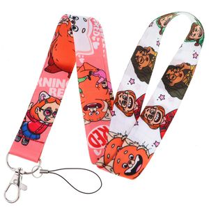 turning red Keychain ID Credit Card Cover Pass Mobile Phone Charm Neck Straps Badge Holder Keyring Accessories