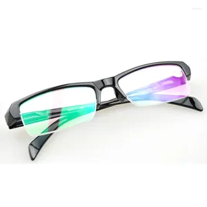 サングラスフレームファッションハーフフレーム近視眼鏡女性女性ユニセックスゴーグル近視眼鏡ディオプター-1.0 -1.5 -2.0 -2.5 -3.0 -3.5 -4.0