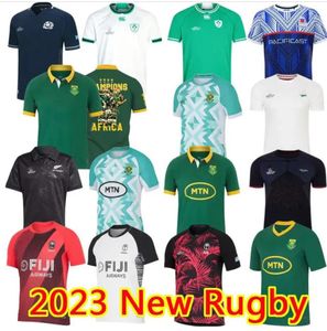 2023 Rugby Jerseys South Englands African Ireland Rugby Black Samoas Rugby Scotland Fidżi 23 24 Worlds Rugby Jersey Home Away Mens Rugby koszulka koszulka