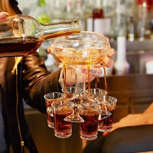 Vingglasögon transparent sex cocktail set dispenser sprit ölparty häll artefakt anpassat bartenderverktyg