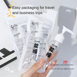Förvaringsflaskor Stark tätningsflaska Plastskönhetsverktyg Small och Light Press Makeup Accessories Clean Hygienic