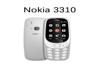 Telefones celulares reformados originais Nokia 3310 3G WCDMA 2G GSM 24 polegadas 2MP Câmera Dual Sim Desbloqueada Telefone Mobile5479107