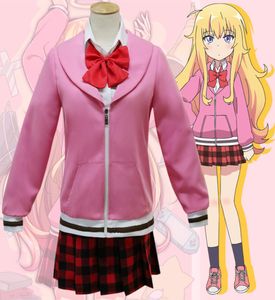 Azjatyckie rozmiar Japan anime Gabriel rezygnacja z Tenma Gabriel White Cosplay Costplay Costume Girl Party Mundus Full Set8016151